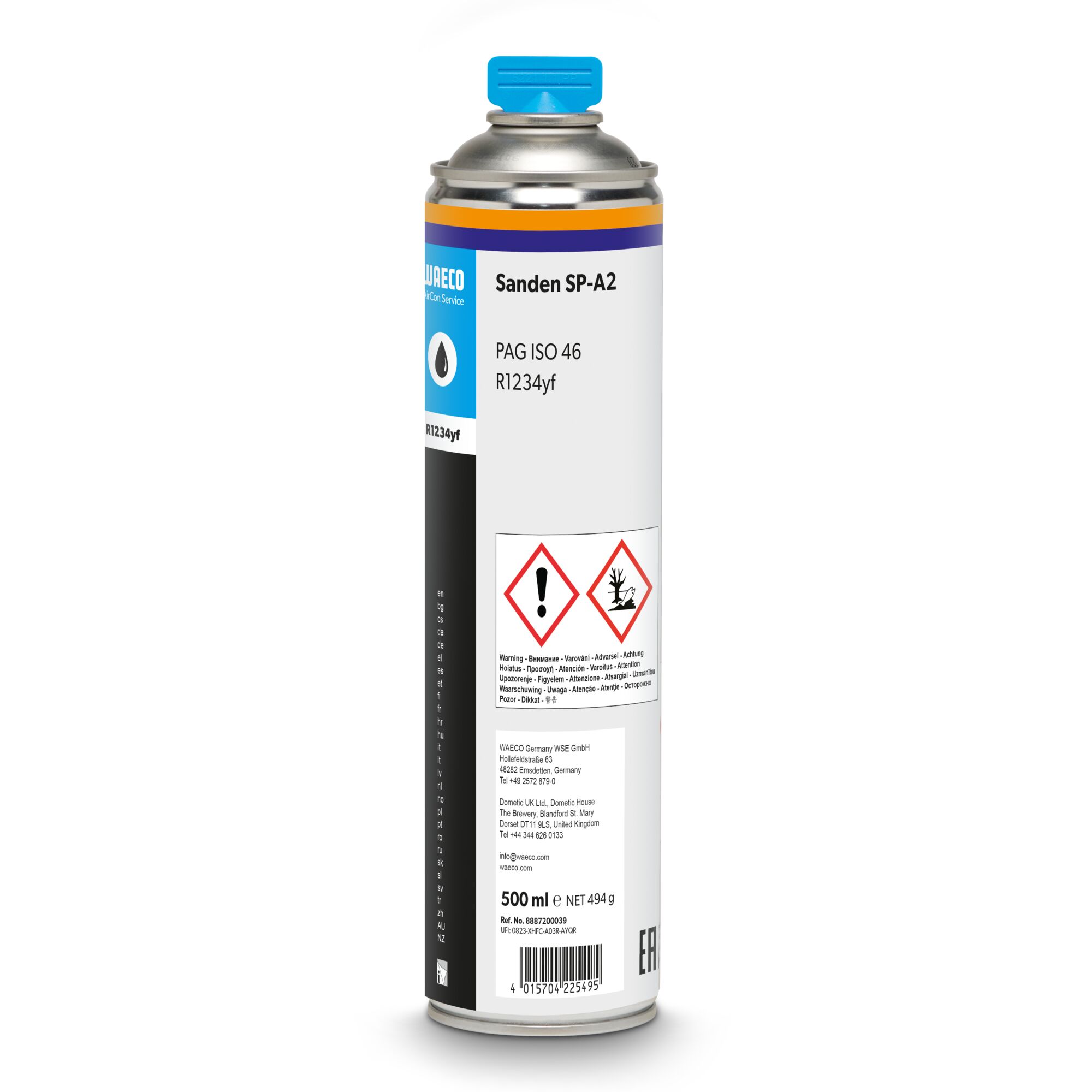 WAECO Sanden SPA2 Pag 46 R1234yf Profi Oil 500MLPart Number: 01600-0018Price: £205