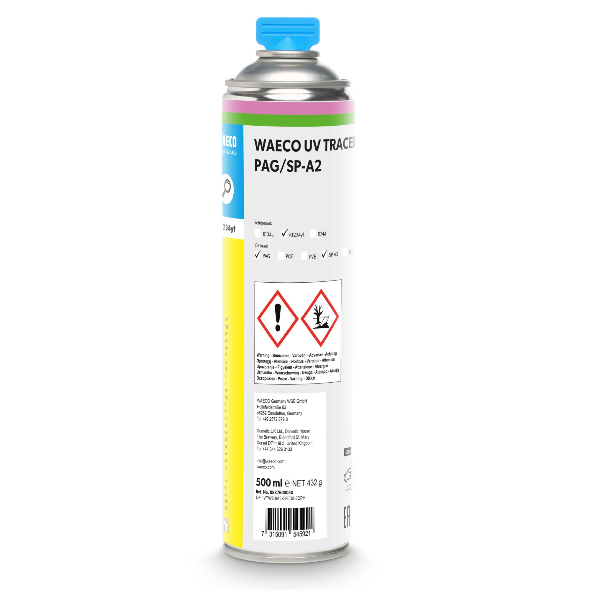 WAECO Tracer UV Additive for R1234yf  (500ML)Part Number: 01601-0003Price: £235